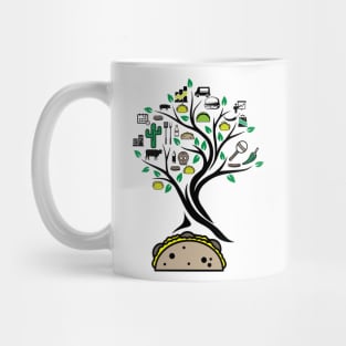 Taco Mexican Tacos Tree Of Life Yoga Celtic Viking Yggdrasil Mug